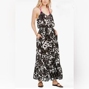 Kate Spade Women's Monstera Grove Cover-Up Maxi Sundress